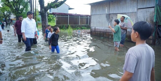 Bobby Nasution Tinjau Langsung Banjir di Medan