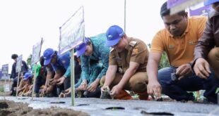 Pj Bupati Dairi dan Karang Taruna Lakukan Gerakan Tanam Perdana Cabai dan Jagung untuk Pengendalian Inflasi