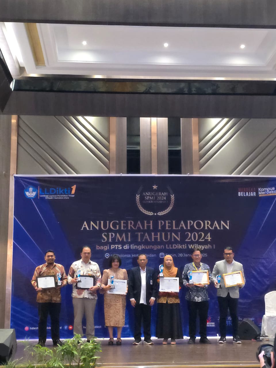 Universitas Audi Indonesia Raih Tiga Penghargaan Bergengsi di Anugerah SPMI 2024